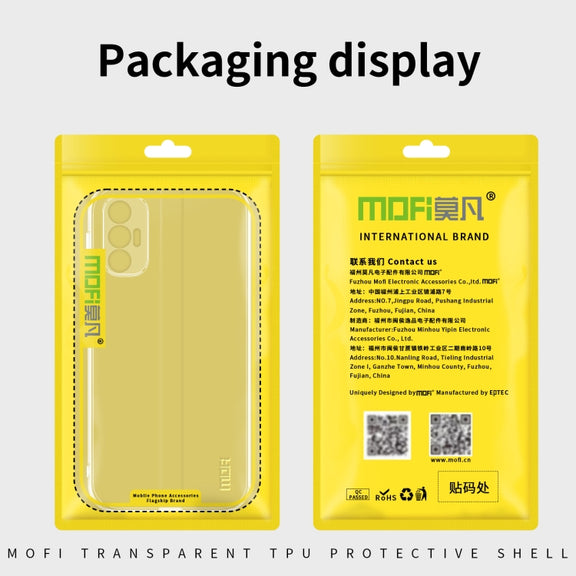 For Honor X8 5G MOFI Ming Series Ultra-thin TPU Phone Case(Transparent)