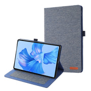 For Huawei MatePad Pro 11 2022  Fabric Leather Tablet Case(Blue)