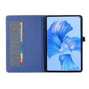 For Huawei MatePad Pro 11 2022  Fabric Leather Tablet Case(Blue)