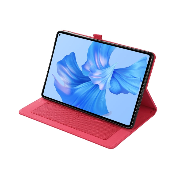 For Huawei MatePad Pro 11 2022  Fabric Leather Tablet Case(Red)