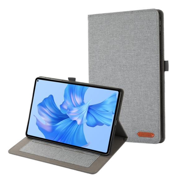 For Huawei MatePad Pro 11 2022  Fabric Leather Tablet Case(Grey)
