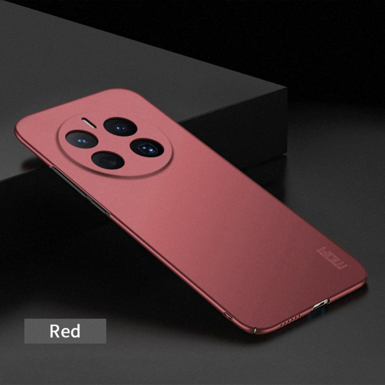 For Huawei Mate 50 MOFI Fandun Series Frosted Ultra-thin PC Hard Phone Case(Red)
