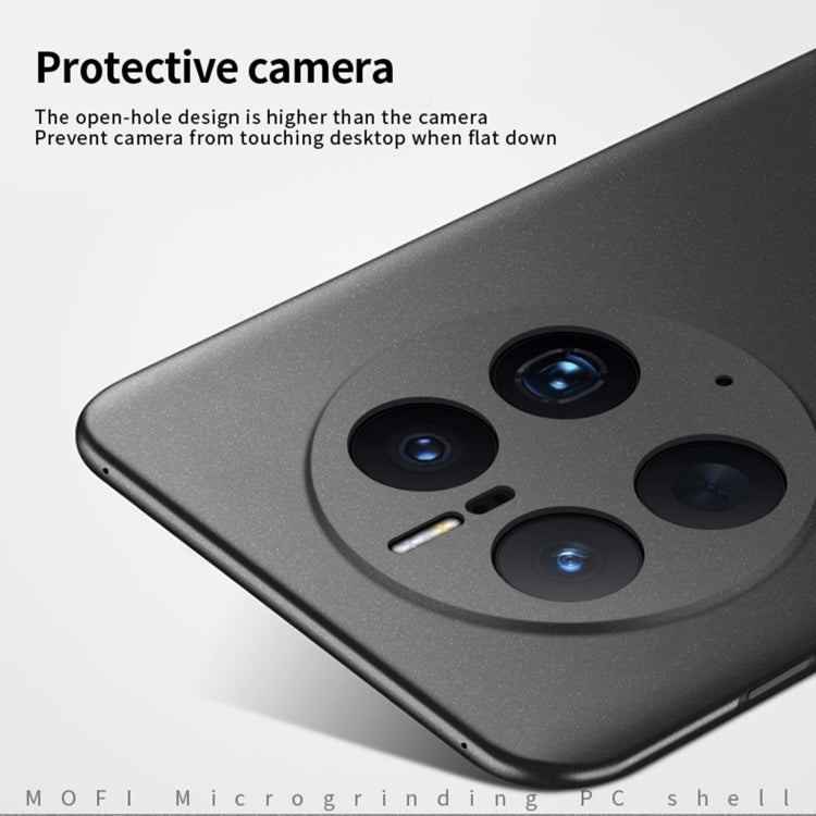 For Huawei Mate 50 Pro MOFI Fandun Series Frosted Ultra-thin PC Hard Phone Case(Blue)