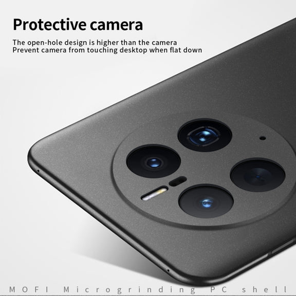 For Huawei Mate 50 Pro MOFI Fandun Series Frosted Ultra-thin PC Hard Phone Case(Blue)