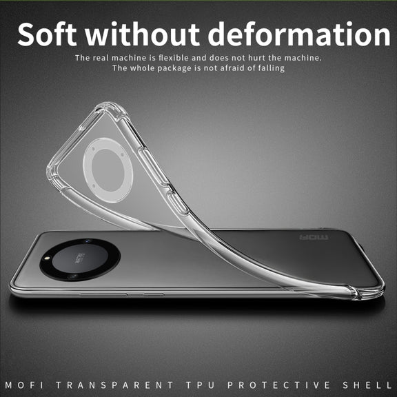 For Honor X40 MOFI Ming Series Ultra-thin TPU Phone Case(Transparent)