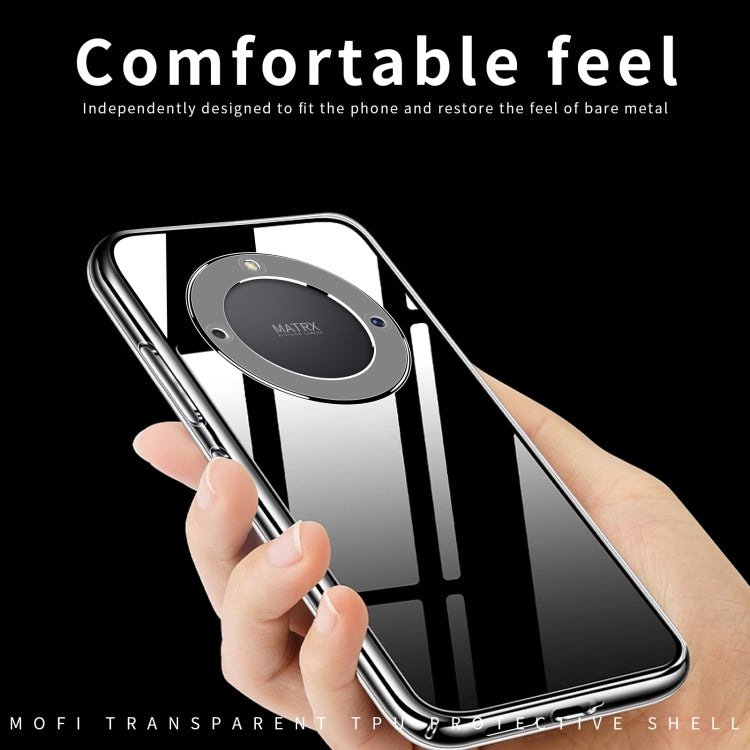 For Honor X40 MOFI Ming Series Ultra-thin TPU Phone Case(Transparent)
