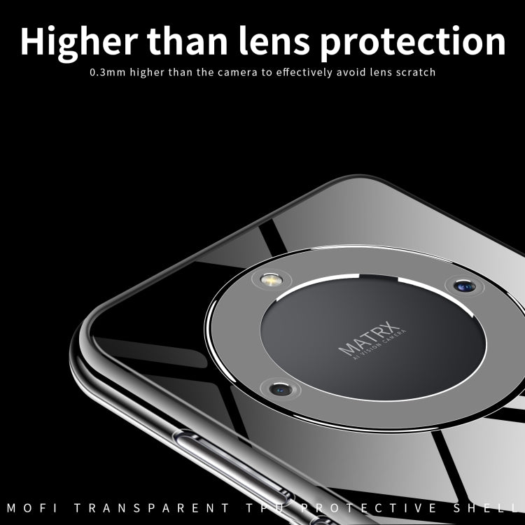 For Honor X40 MOFI Ming Series Ultra-thin TPU Phone Case(Transparent)