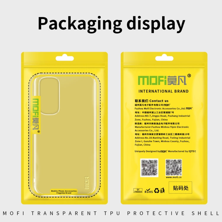 For Honor X40 MOFI Ming Series Ultra-thin TPU Phone Case(Transparent)