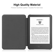 For Amazon Kindle 2022 Gen11 ENKAY Custer Texture Leather Smart Case(Dark Blue)