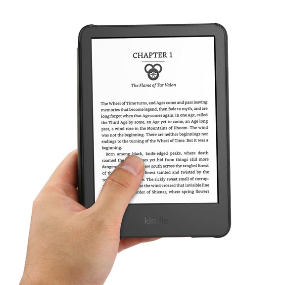 For Amazon Kindle 2022 Gen11 ENKAY Custer Texture Leather Smart Case(Dark Blue)