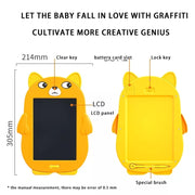 HYD-8511 Cartoon KIds LCD ABS Graffiti Drawing Colorful Hands Writing Board