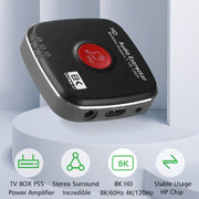 AYSA-11V21 8K/60Hz YbCr420 HDR10 Output 7.1 HDMI8K Audio Separator 2.1 Audio separator