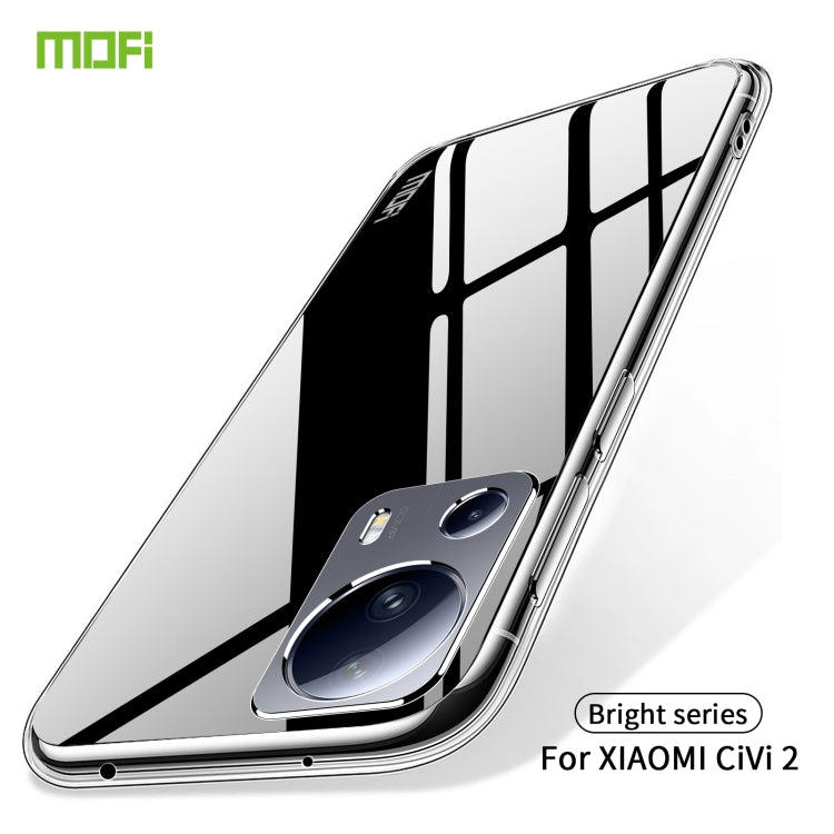 For Xiaomi Civi 2 MOFI Ming Series Ultra-thin TPU Phone Case(Transparent)