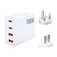 GaN 100W Dual USB + Dual USB-C/Type-C Multi Port Charger for Apple MacBook Series US / UK Plug - Cable & Adapter by PMC Jewellery | Online Shopping South Africa | PMC Jewellery | Buy Now Pay Later Mobicred