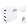 GaN 100W Dual USB + Dual USB-C/Type-C Multi Port Charger for Apple MacBook Series US / AU Plug - Cable & Adapter by PMC Jewellery | Online Shopping South Africa | PMC Jewellery | Buy Now Pay Later Mobicred