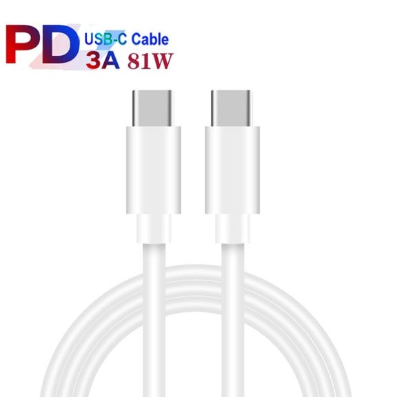 GaN 100W Dual USB + Dual USB-C/Type-C Multi Port Charger with 2m Type-C to Type-C Data Cable Set US / AU Plug