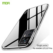 For Xiaomi 12T / 12T Pro MOFI Ming Series Ultra-thin TPU Phone Case(Transparent)
