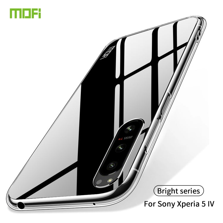 For Sony Xperia 5 IV MOFI Ming Series Ultra-thin TPU Phone Case(Transparent)