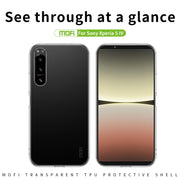 For Sony Xperia 5 IV MOFI Ming Series Ultra-thin TPU Phone Case(Transparent)