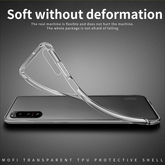 For Sony Xperia 5 IV MOFI Ming Series Ultra-thin TPU Phone Case(Transparent)