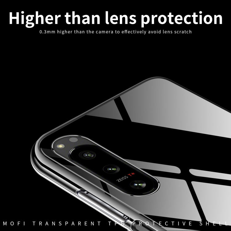 For Sony Xperia 5 IV MOFI Ming Series Ultra-thin TPU Phone Case(Transparent)