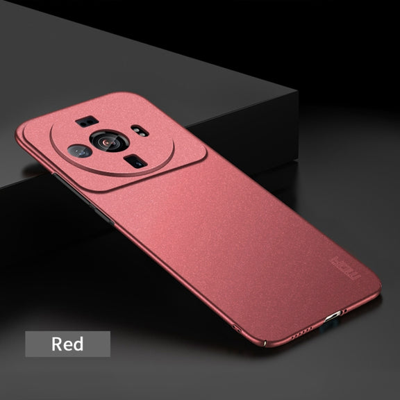 For Xiaomi 12s Ultra MOFI Fandun Series Frosted PC Ultra-thin Phone Case(Red)