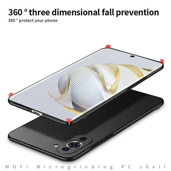 For Huawei Nova 10 MOFI Fandun Series Frosted PC Ultra-thin Phone Case(Red)
