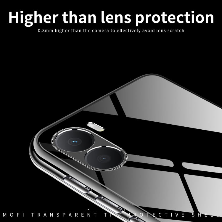 For Honor Play 40 Plus  5G MOFI Ming Series Ultra-thin TPU Phone Case(Transparent)