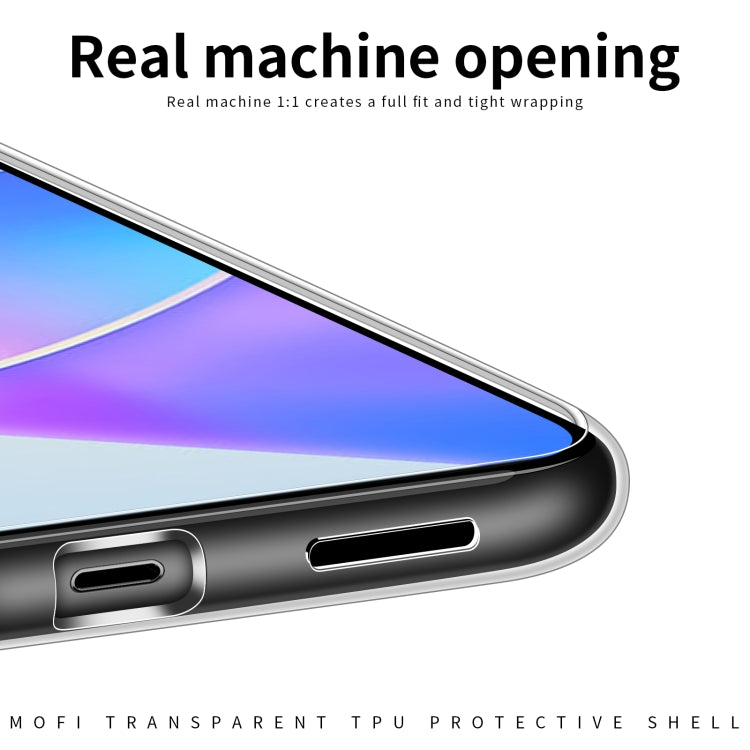 For Honor Play 40 Plus  5G MOFI Ming Series Ultra-thin TPU Phone Case(Transparent)