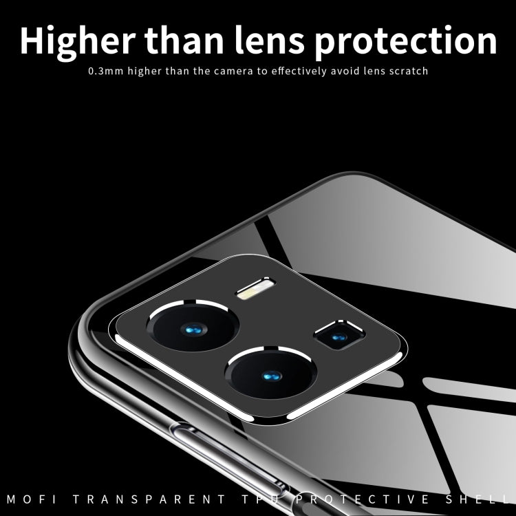 For vivo Y35 4G MOFI Ming Series Ultra-thin TPU Phone Case(Transparent)