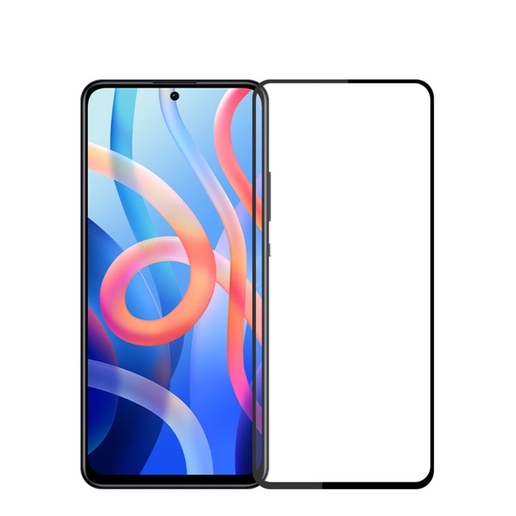 For Xiaomi Redmi Note12 MOFI 9H 2.5D Full Screen Tempered Glass Film(Black)