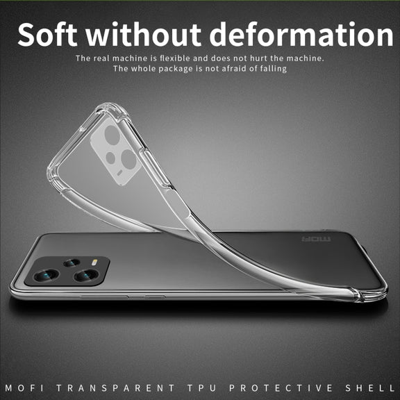 For XiaomiRedmi Note 12 Pro 5G China MOFI Ming Series Ultra-thin TPU Phone Case(Transparent)