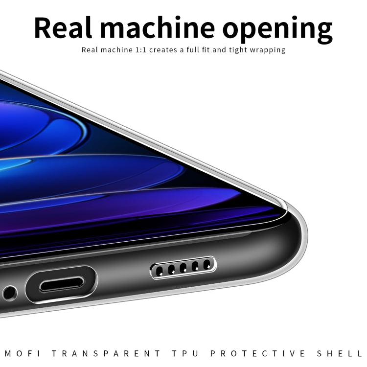 For XiaomiRedmi Note 12 Pro 5G China MOFI Ming Series Ultra-thin TPU Phone Case(Transparent)