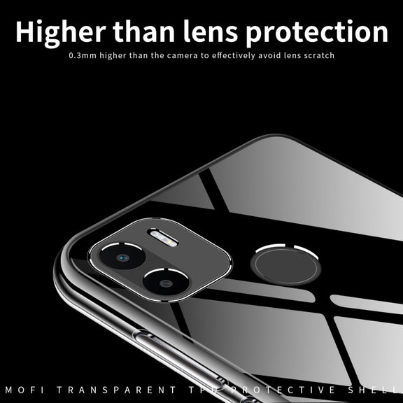 For Xiaomi Redmi A1+ MOFI Ming Series Ultra-thin TPU Phone Case(Transparent)