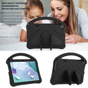 For Lenovo Tab M10 3rd Gen TB328FU / TB328XU 2022 EVA Shockproof Tablet Protective Case with Holder(Black)