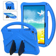 For Lenovo Tab M10 3rd Gen TB328FU / TB328XU 2022 EVA Shockproof Tablet Protective Case with Holder(Blue) - Lenovo by PMC TechLife | Online Shopping South Africa | PMC TechLife | Buy Now Pay Later Mobicred