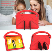 For Lenovo Tab M10 3rd Gen TB328FU / TB328XU 2022 EVA Shockproof Tablet Protective Case with Holder(Red)