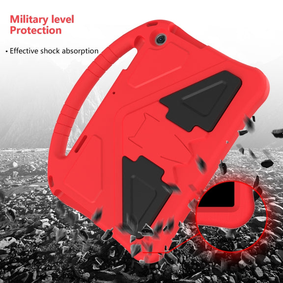 For Lenovo Tab M10 3rd Gen TB328FU / TB328XU 2022 EVA Shockproof Tablet Protective Case with Holder(Red)