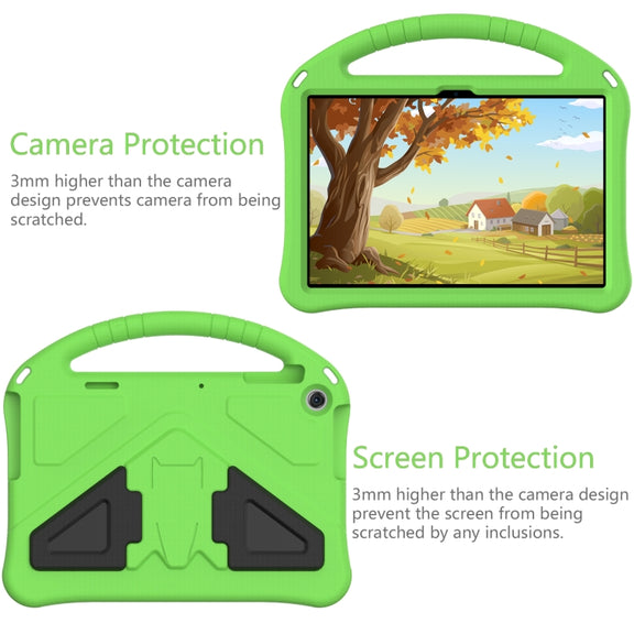 For Lenovo Tab M10 3rd Gen TB328FU / TB328XU 2022 EVA Shockproof Tablet Protective Case with Holder(Green)