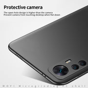 For Xiaomi 12T / Redmi K50 Ultra MOFI Micro Frosted PC Ultra-thin Hard Case(Black)