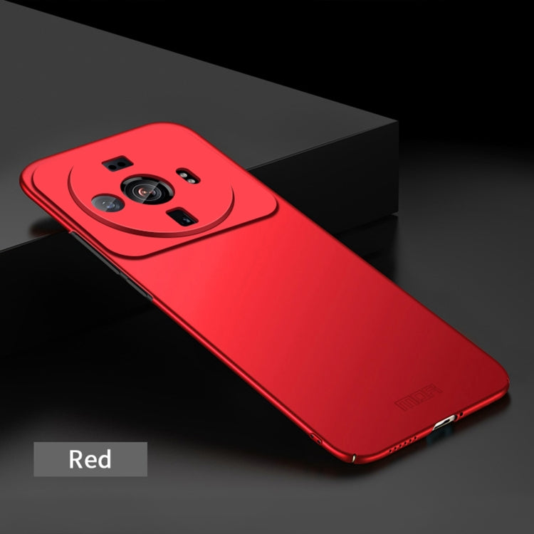 For Xiaomi 12s Ultra MOFI Micro Frosted PC Ultra-thin Hard Case(Red)
