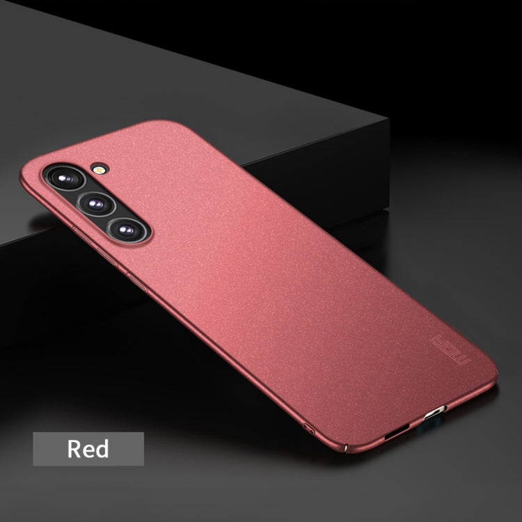 For Samsung Galaxy S23+ 5G MOFI Fandun Series Frosted Ultra-thin PC Hard Phone Case(Red)