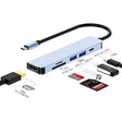 ENKAY Hat-Prince 6 in 1 Type-C Hub 4K HDMI Docking Station Adapter USB-C PD Quick Charge SD/TF Card Reader - free shipping - PMC TechLife - Order now!