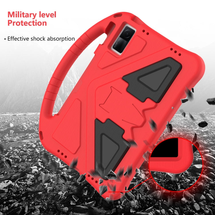 For OPPO Pad Air 10.36  2022 EVA Shockproof Tablet Case with Holder(Red)