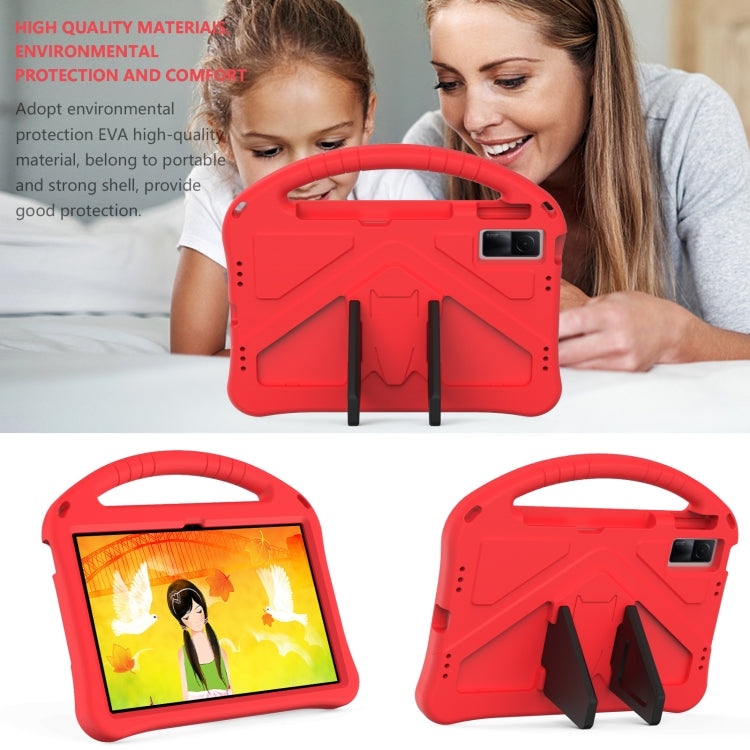 For OPPO Pad Air 10.36  2022 EVA Shockproof Tablet Case with Holder(Red)