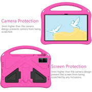 For Huawei Matepad 10.4 2022 EVA Shockproof Tablet Case with Holder(Rose Red)