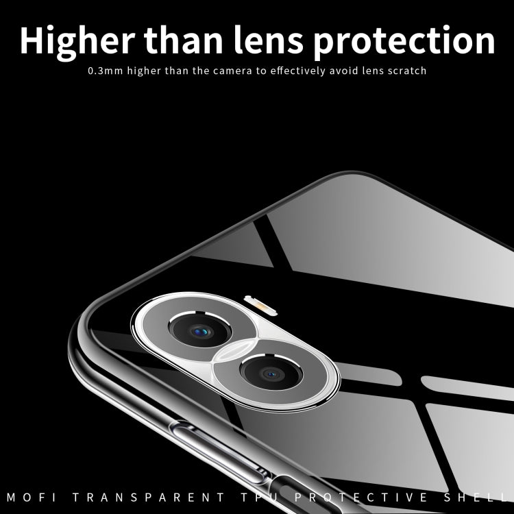 For Huawei Nova 10 SE MOFI Ming Series Ultra-thin TPU Phone Case(Transparent)