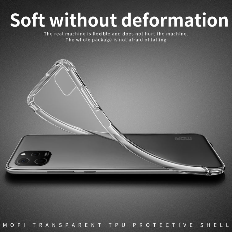 For Huawei Nova Y61 MOFI Ming Series Ultra-thin TPU Phone Case(Transparent)