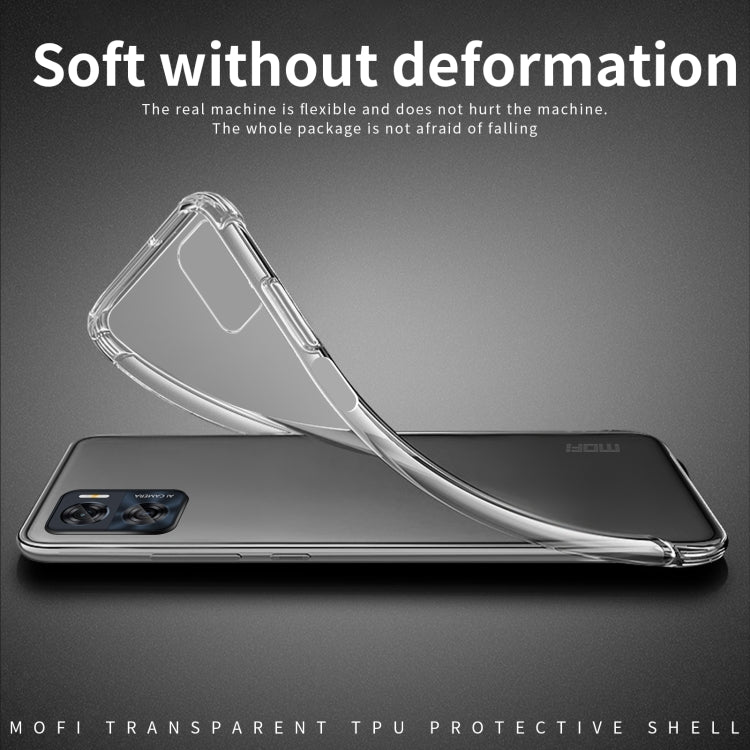 For Motorola Moto E22 / E22i MOFI Ming Series Ultra-thin TPU Phone Case(Transparent)