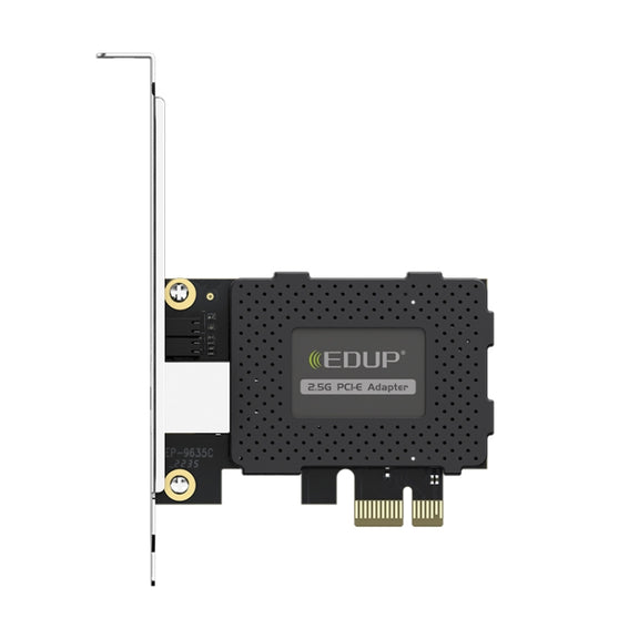 EDUP EP-9635C 2.5Gbps Gigabit Game Wired Network Card 2500M High Speed Internet Port Expansion Desktop PC Adaptive Ethernet Network Adapter